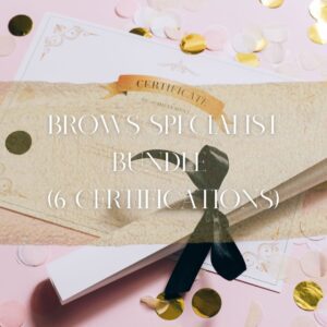 Brow Specialist Certificate Bundle (6 Certifications)