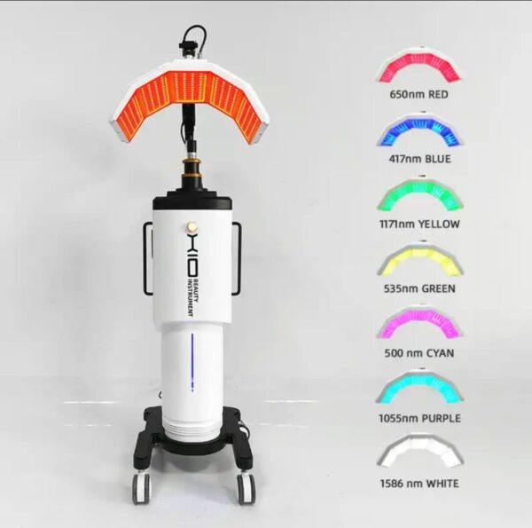 Light therapy machine with color options.