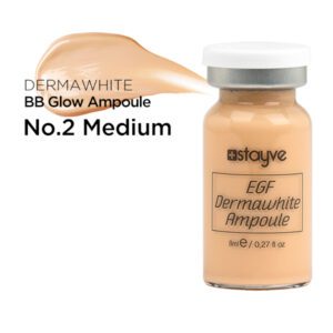 Dermawhite BB glow ampoule, medium shade.