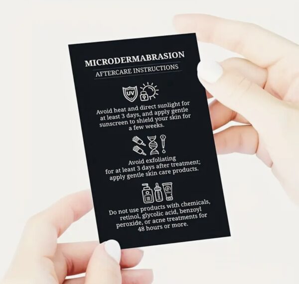 Aftercare Cards – Skin Specialist Edition