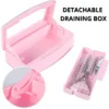 Plastic Sterilizing Tray, sterilization box PINK COLOR