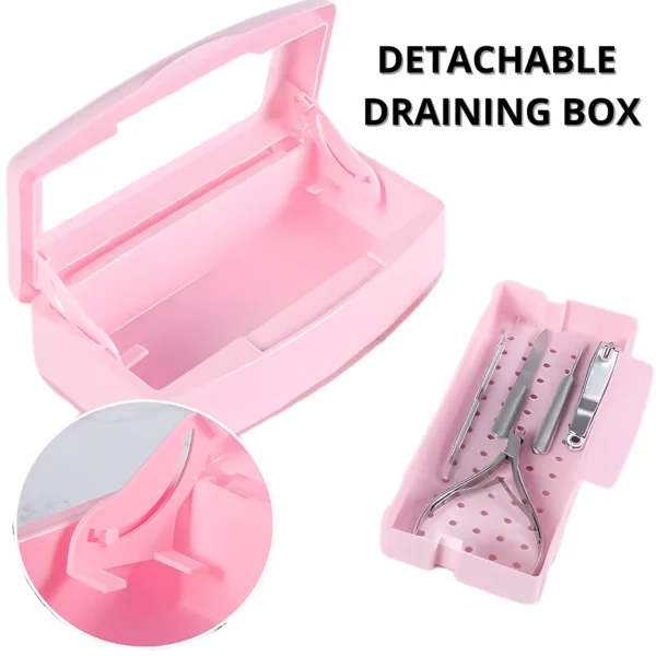 Plastic Sterilizing Tray, sterilization box PINK COLOR