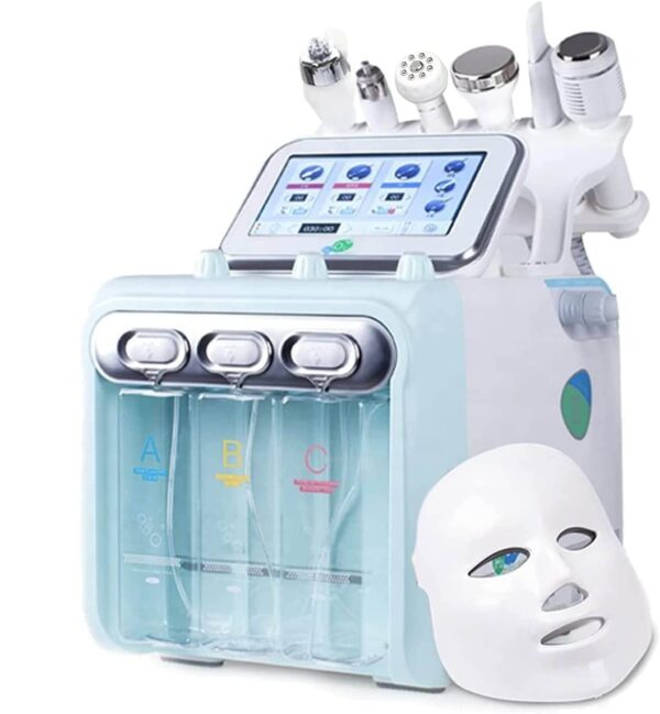 7 in 1 Oxygen Hydrofacial Dermabration Machine with Online Course/Completion of the course is mandatory prior to acquiring the device.