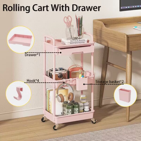 3-Tier Heavy-Duty Plastic