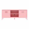 65-Inch Heavy-Duty Metal Locker-Style TV Stand