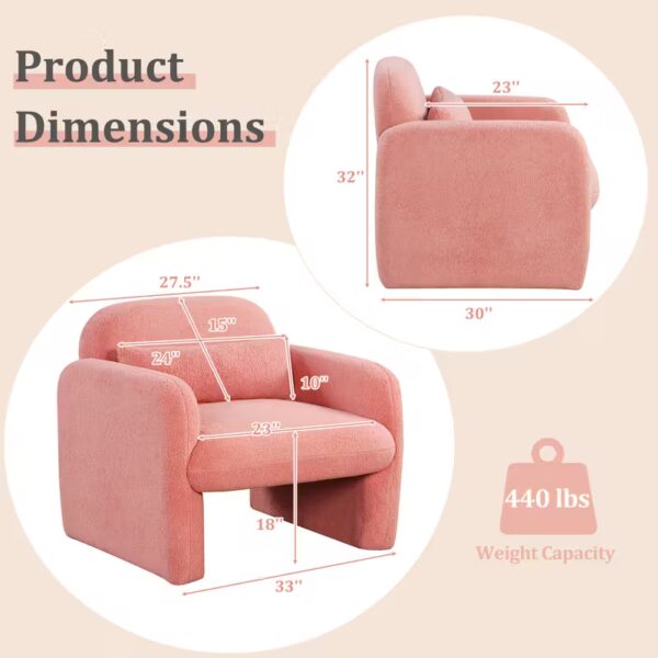 Modern Accent Chair for waiting area or reception.