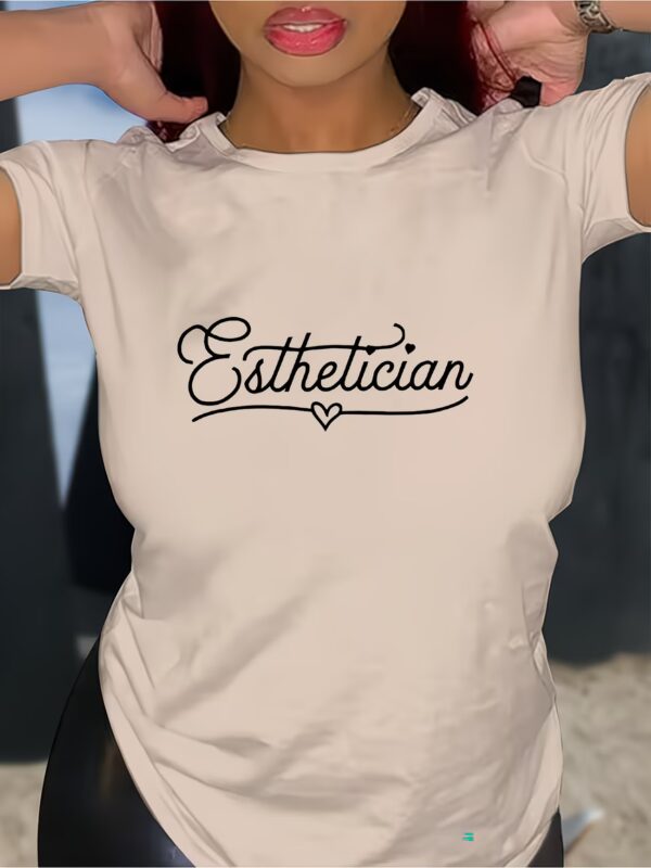 Esthetician T-Shirt Model Rain