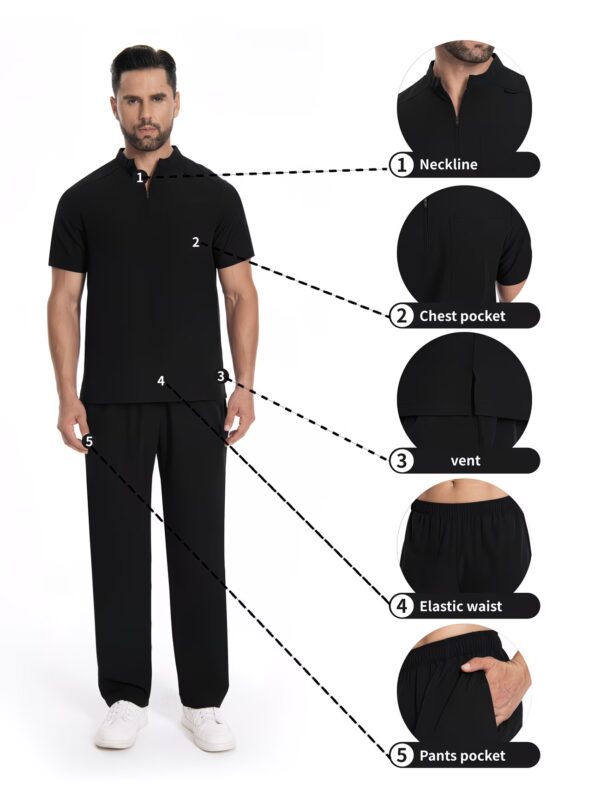 V-NECK SCRUB SET MODEL EDWARD