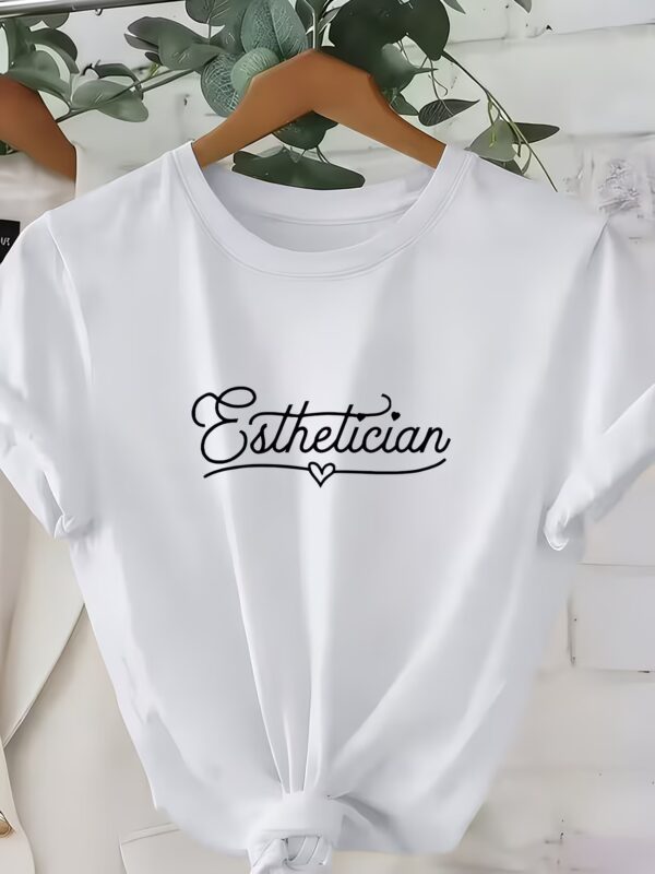 Esthetician T-Shirt Model Rain