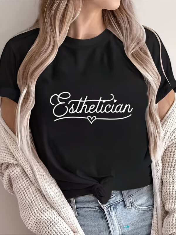 Esthetician T-Shirt Model Rain