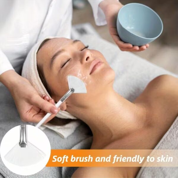 Set of 20 Facial Fan Brushes