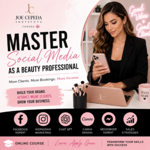 socialk media MASTER SOCIAL MEDIA, SALES & MARKETING FOR BEAUTY PROFESSIONALS COURSE