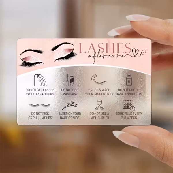 2840e22d-0edd-4f0e-84c5-27021c586e05 Lash Extension Aftercare Cards – 50 Pack