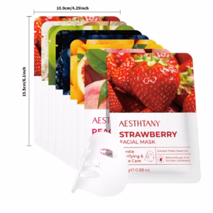 Assorted Facial Sheet Masks – Box of 40