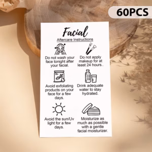 facial2 Facial Aftercare 60 Cards