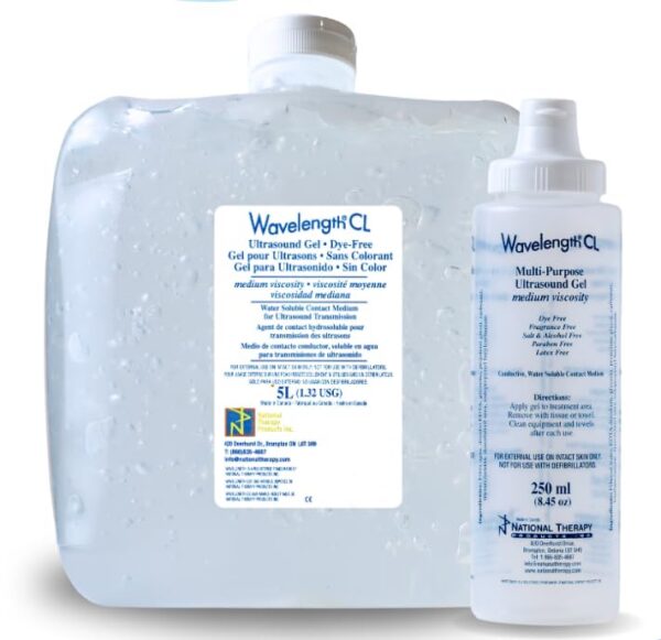 Wavelength® Clear Multi-Purpose Ultrasound & Transmission Gel – 5L